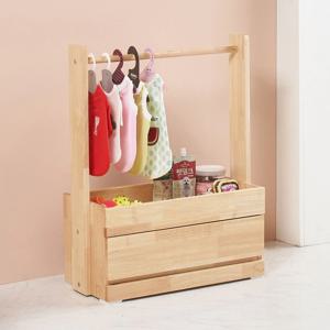 플루피 반려동물 옷장 강아지 반려견 옷걸이 행거 1단 2color