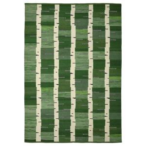 스톡홀름 2025 평직러그 카페트 그린/화이트/블랙 170x240cm