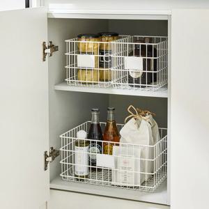 샘 와이어 스퀘어 바스켓 S+M (4P) 세트