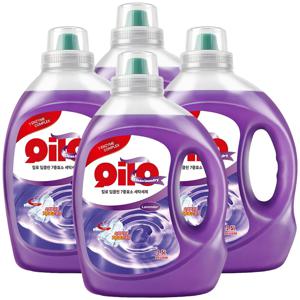 3+1 킬로 딥클린 7중 효소 대용량 액체 세탁세제 2.5L 라벤더향 일반 드럼 겸용 액상