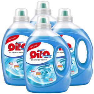 3+1 킬로 베이킹소다 대용량 액체 세탁세제 2.5L 코튼향 일반 드럼 겸용 액상 실내건조