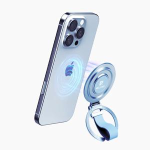 멜리언스 듀얼 마그네틱 맥세이프 메탈 링홀더 핸드폰 자석거치대 그립 스트랩 톡 프로