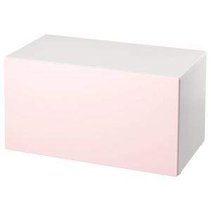 스모스타드 벤치의자 수납함 핑크 90x52x48cm