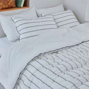 고밀도 순면 차렵이불 2컬러 알러지케어 봄 가을 겨울 사계절 슈퍼싱글 퀸 이불 세트