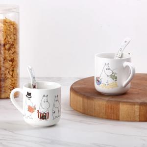 무민 더키친 시리얼머그 스푼세트 2P