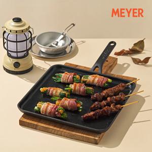 프리시즈닝 무쇠 주물 사각팬 28cm