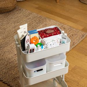 이케아 트롤리 맞춤형 수납함 set / 기저귀 수납 정리 선반 수납선반