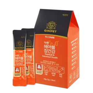 더캣 고양이영양제 더케어 헤어볼 장건강 60g