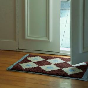 머핀 브라운 러그 발매트 욕실 화장실 주방 현관 소형 미니러그