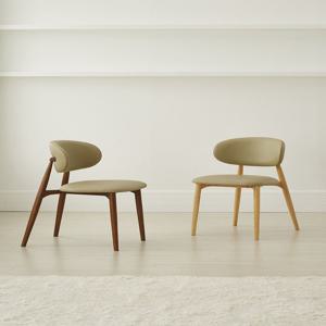 하나체어 내추럴 월넛 식탁 테이블 원목 의자