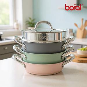 [리퍼] 스텐 3중 찜기 & 냄비 세트