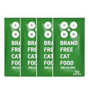 펠리코 길고양이사료 길냥이 브프캣 5kg x 4개