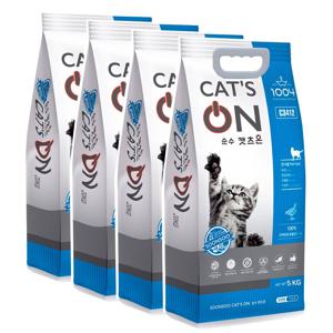 대용량 고양이 사료 캣츠온 5kg x 4개