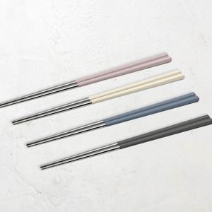 컬러 스텐 진공 저분 세트 가벼운 한식 젓가락 업소용 가정용 성인 스텐젓가락