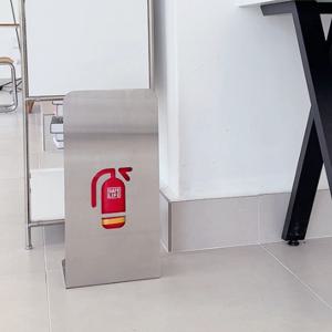 스테인레스 소화기 커버 보관함 거치대 사각형