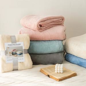 무지블랭킷 극세사 담요 100X150 중형 밍크 무릎 쇼파 여름 겨울