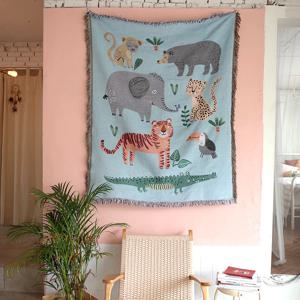 귀여운 동물 소파커버/러그/블랭킷