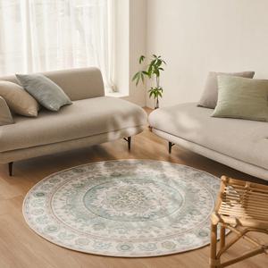 민트가르 페르시안 드로잉 원형 러그 2colors