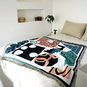 미스테리 아트 빈티지 소파커버/러그/블랭킷