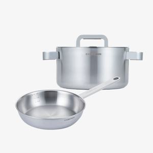 316 22CM 소테팬 + 316 20CM 양수냄비