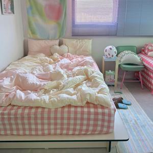 덤덤 호텔침구 차렵이불 세트 (앞면: 호텔침구/안감: 면,극세사 선택/2color )