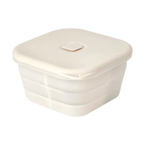 마더케이 허그 실리콘 접이식 용기 900ml+칸막이_크림