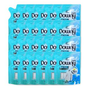 다우니 섬유유연제 실내건조 프레시클린 미니 파우치 200ml 24개 세트 (총 4.8L)
