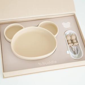 NEW 고미 실리콘 흡착 식판 세트 자기주도 이유식 그릇 식기