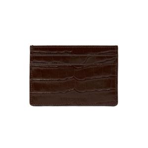 ELIN Croco Card Holder - (엘린 카드홀더 브라운)