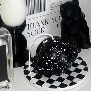 스페이스 도트 볼 오브제 캔들 인테리어 향초 우주 집들이 소품