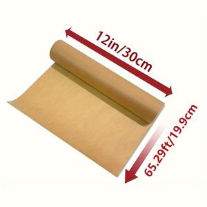 TEMU 1개 내열성 실리콘 코팅 무반죽 베이킹 용지 - 그릴, 에어프라이어, 찜, 일상 및 명절 주방용