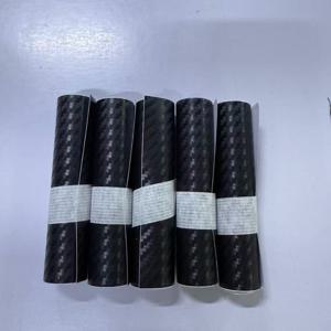 TEMU 3D 나노 카본 파이버 차량 문턱 보호 필름 5롤, PVC 방수 및 스크래치 방지 테이프, 범용 범퍼 보호 필름, 블랙, 자동차 접착 테이프, 스타일리시 카 액세서리, 모던 카 , 방수 소재