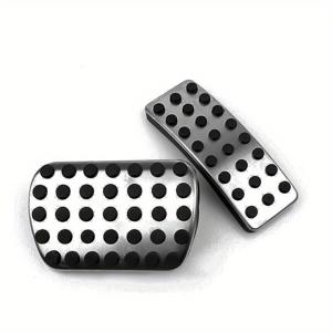 TEMU 벤츠 자동 W164 W176 A ML GL GLA GLE GLS 페달 세트 커버 패드 캡 2개