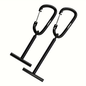 TEMU 2개 알루미늄 합금 플라이 낚시 팁펫 홀더, 플라이 낚시 라인 리더 정리기, 플라이 조끼 액세서리용 스풀 홀더, 플라이 낚시 장비 - 낚시 도구 및 액세서리