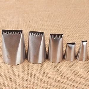 TEMU 5개 스테인리스 스틸 케이크 장식 노즐 | 304 스테인리스 스틸, 부활절, 할로윈, 크리스마스 장식에 적합