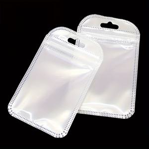 TEMU 100개 혼합 컬러 재사용 가능한 마카롱 자동 밀봉 백, 홀로그래픽 보관용 주얼리 파우치 및 파티 선물 – 화장품 포장에 이상적 (주얼리/마스카라)