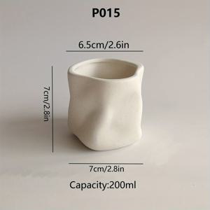 TEMU 노르딕 스타일 불규칙 기하학적 창의적인 미술 세라믹 양초 홀더, 모던 하이 감성 파스텔 색상, 가정 장식용, 침실 및 거실 분위기 향상, 세라믹 공장에서 도매 구매 가능