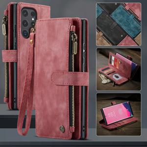 TEMU 휴대폰 케이스 - S10, S20, S21, S22, S23, S24 PLUS Ultra FE 모델 포함 휴대폰 보호 커버, RFID 차단 기능 및 신용 카드 슬롯 및 지퍼가 있는 지갑형|핸드폰케이스|휴대폰케이스|S21케이스