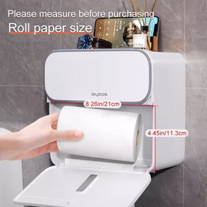 TEMU 올인원 방수 벽걸이형 욕실 휴지 디스펜서|화장실선반|화장지