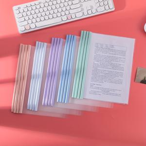 TEMU 【빠른 도착】 20개 A4 투명 슬라이드 바인더 클립 - 대용량 문서 정리용 클립, 파일 및 프레젠테이션용 - 필수 사무용품|A4용지|포카바인더