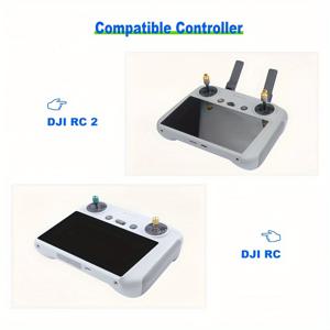 TEMU 2개 9H 경도 강화 유리 스크린 프로텍터 DJI Mini 4 Pro/Air 3/Mavic 3 Pro/Mini 3/Mini 3 Pro/Air 2S RC/RC 2 리모컨용, 광택 마감, 스크래치 방지 디스플레이 가드