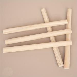 TEMU 원목 스틱 5개 세트 - 부드러운 휴대용 DIY 공예용 막대, 크리스마스 장식, 웨딩 파보, 모델 제작, 페니 컬렉터블 & 웨딩 아치 장식용 - 파티, 음악 수업, 수공예용 다목적 공예 스틱