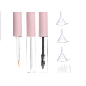 TEMU 1 세트 5ml/0.17oz 립글로스 튜브, 립글로스 튜브 포장, 리퀴드 아이라이너 마스카라 립스틱 튜브 병, 빈 리필 가능 화장품 용기, 플라스틱 빈 리필 가능 병 리퀴드 립스틱 용기 립글로스 바이알 - 여행용 추가품