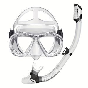 TEMU 1개 전문가용 와이드 뷰 스노클링 마스크 고글 - 안티-포그, 선명한 시야, 편안한 착용감, 쉬운 호흡, 내구성 있는 구조 - 레크리에이션 스노클러에게 완벽함|마스크|물안경|스노쿨링마스크