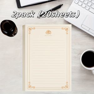 TEMU 골든 로즈 레터헤드, 빈 수제 책 종이, 두껍고 매끄러운 필기 종이, 점선, 사무 용품, 노트북 문구, 편지 및 봉투 종이