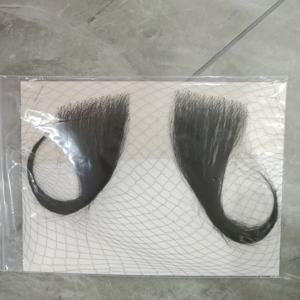 TEMU 2/4개 투명 레이스 베이비 헤어 엣지 인간 머리카락 보이지 않는 더 자연스러운 헤어라인 여성용 재사용 가능한 헤어 익스텐션, 프리플럭드 헤어라인, 자연스러운 베이비 헤어