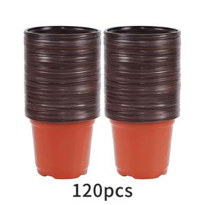 TEMU 플라스틱 묘목 화분 60/120개, 꽃, 채소, 덩굴 식물 묘목 스타터용, 작은 정원용 꽃 화분, 다육식물 및 작은 식물에 적합