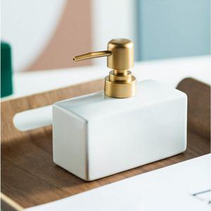 TEMU 1개 400ml 세라믹 비누 디스펜서 병 - 모던 솔리드 컬러 푸시-펌프 디자인, PVC 프리 & 고품질 샴푸, 샤워 젤, 로션, 손세제용, 욕실, 주방, 호텔 및 홈 데코, 우아한 액세서리, 부드러운 질감