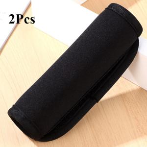 TEMU 2개 세트 핸들 케이스 핸들 그립 트롤리 핸들 공항 여행 액세서리 여행용 가방 정리용 숄더 스트랩 슬리브 여행용 가방 그립 핸들 슬리브 캐리어 블랙 다이빙 천