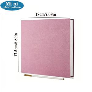 TEMU 사진을 위한 자체 접착 스크랩북 앨범, 2X3 및 4X6 이미지용으로 디자인되었으며 린넨 커버가 특징입니다. 20장의 시트 또는 40개의 빈 페이지가 포함되어 있으며 결혼식, 생일, 크리스마스 및 기념일에 적합한 가족 행사에 적합합니다.
